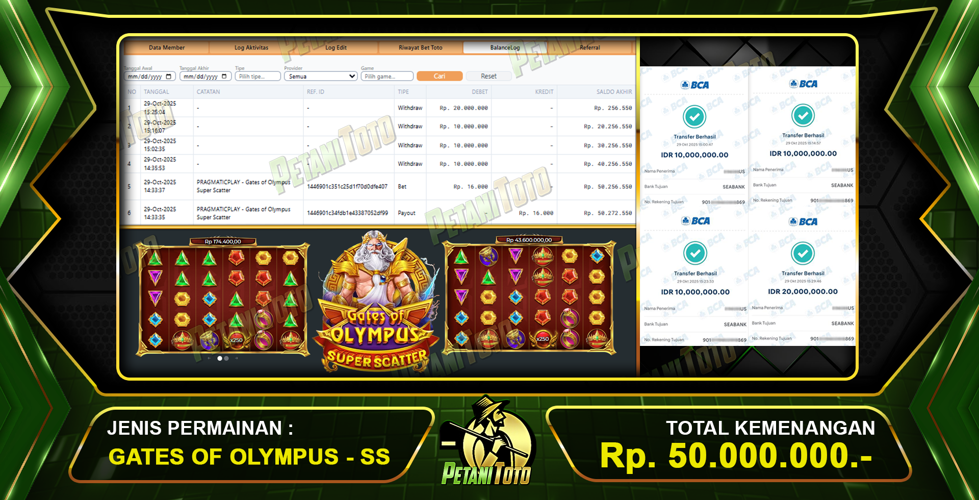 OLYMPUS PERKALIAN BESAR PETANITOTO