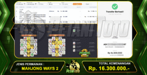 MAHJONG KASIH JACKPOT PETANITOTO