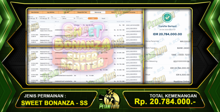 JACKPOT SUPER SCATTER PETANITOTO