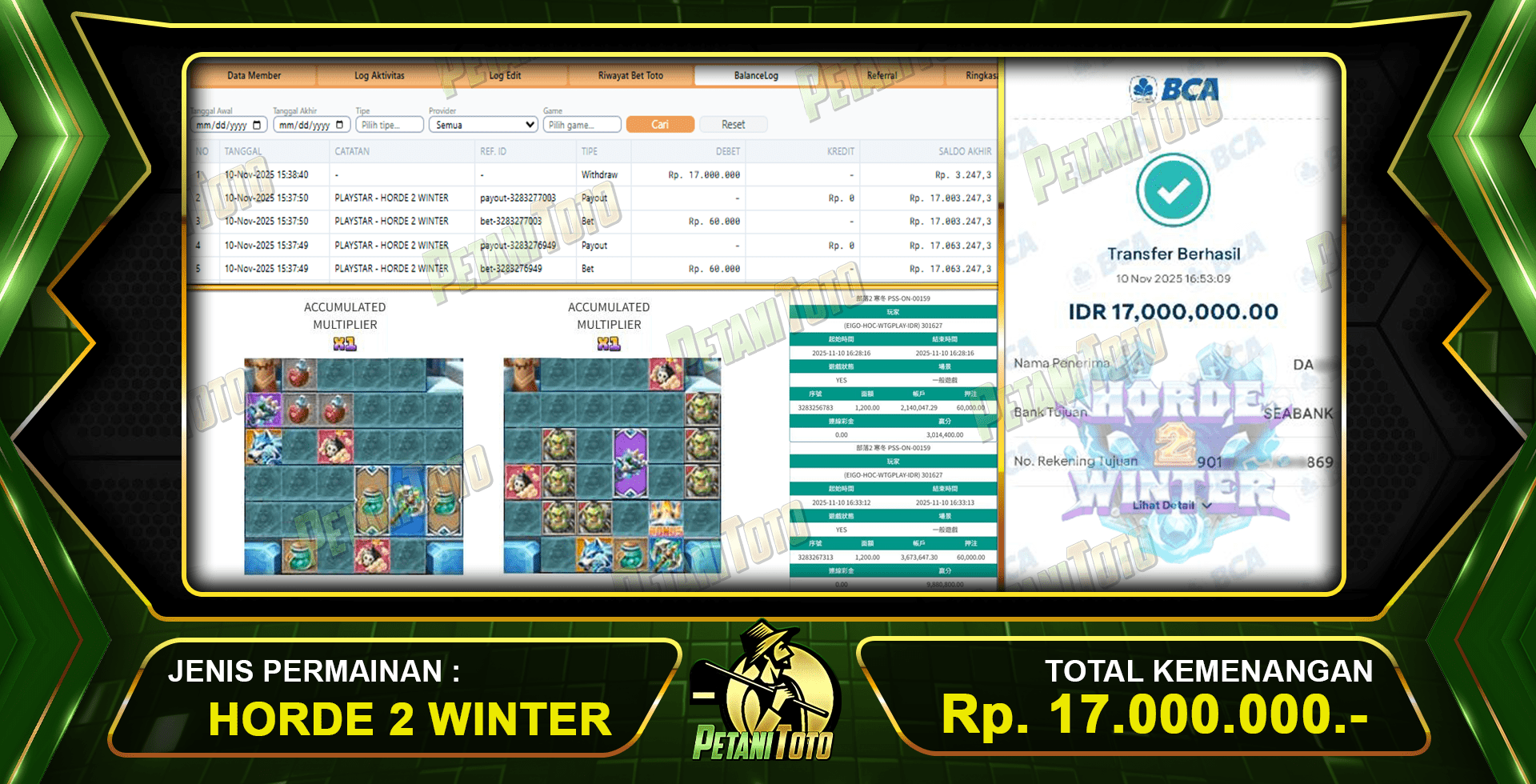 Bukti Gacor SLOT PETANITOTO