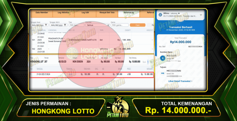 JP KELUARAN HK PETANITOTO