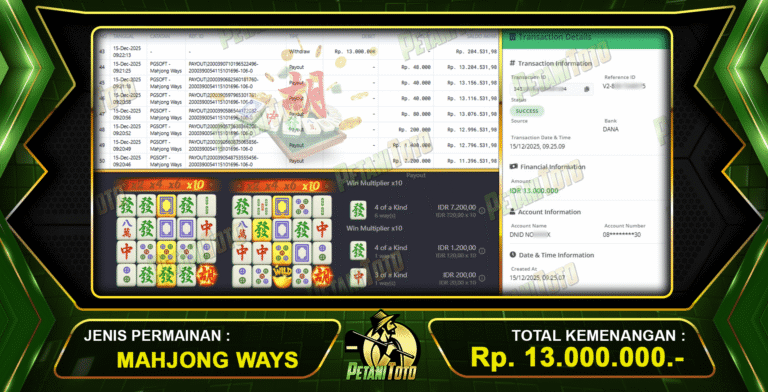 MAHJONG WAYS CUAN DERAS