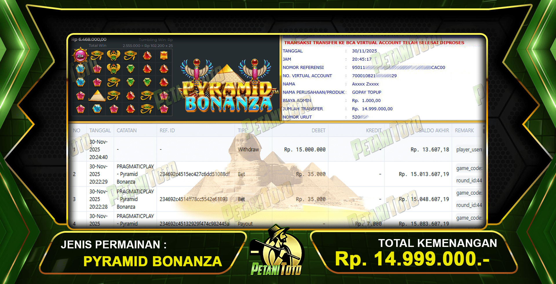 JACKPOT SLOT GACOR PETANITOTO