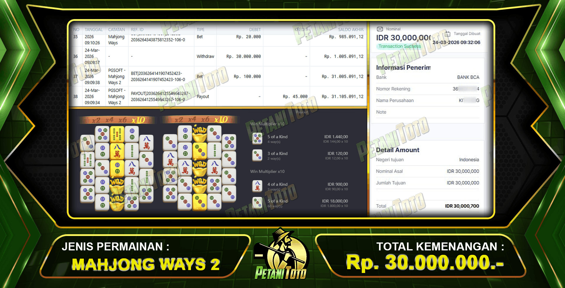 ANTI ZONK MAHJONG PETANITOTO