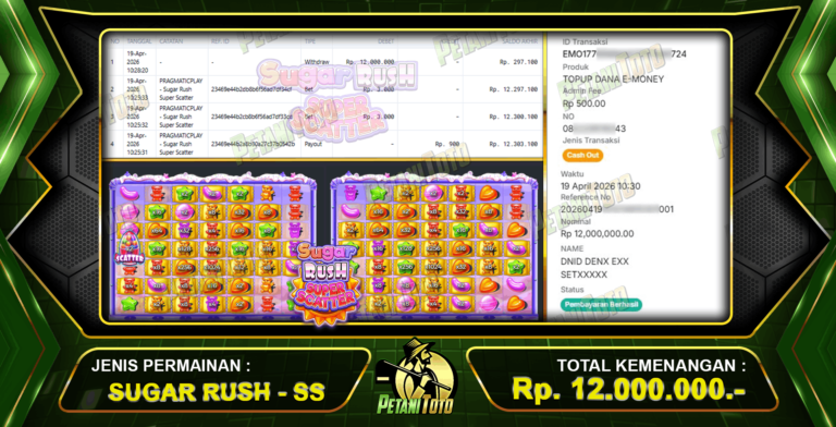 MENANG SLOT RUSH PETANITOTO