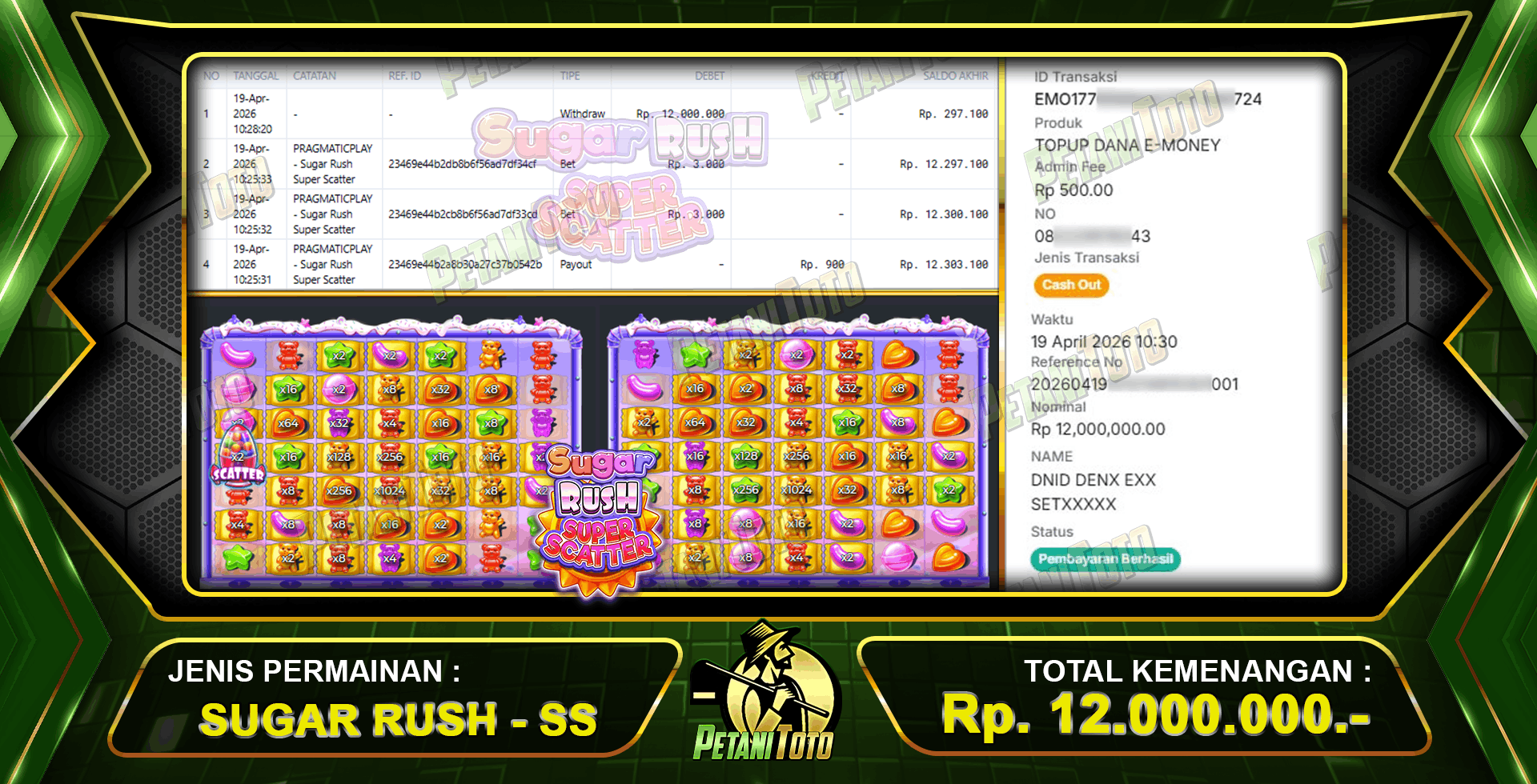 MENANG SLOT RUSH PETANITOTO