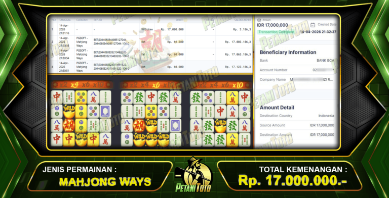 ASLI WD MAHJONG PETANITOTO