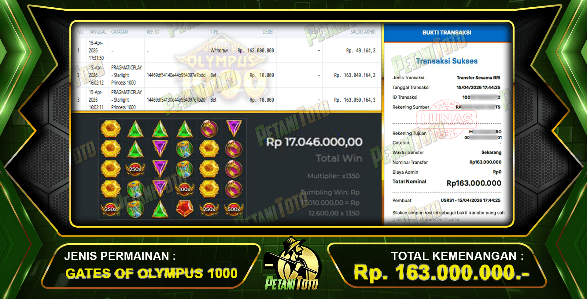 PEMBAYARAN SLOT GATES PETANITOTO